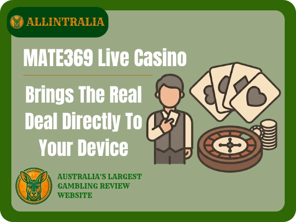 MATE369 Live Casino Brings The Real Deal Directly To Your Device