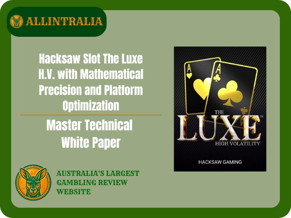 Master Technical White Paper Conquering Hacksaw Slot The Luxe H.V. with Mathematical Precision and Platform Optimization